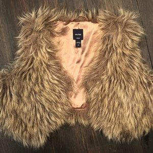 Toddler Girls Furry Vest